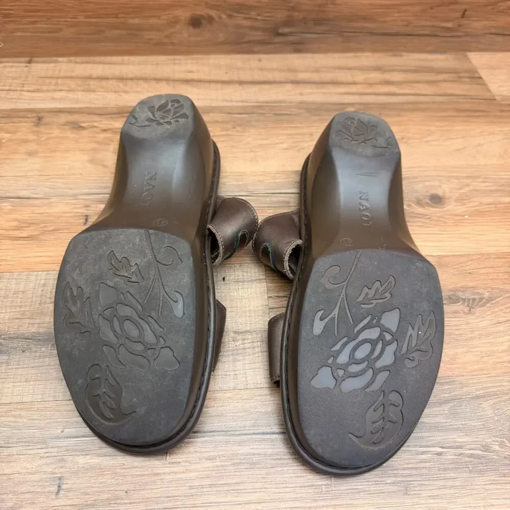 Naot Oleander Sandals Womens 10 Eu41 Casual Lifestyle Daily Slip On Slide
